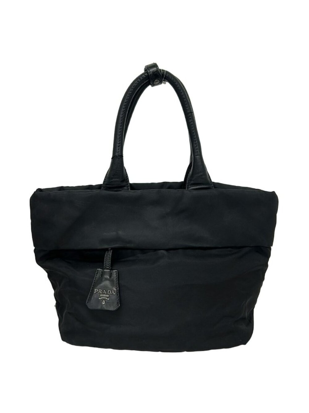 Prada Handbag Black Leather